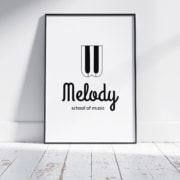 Branding scoala de muzica - Melody School