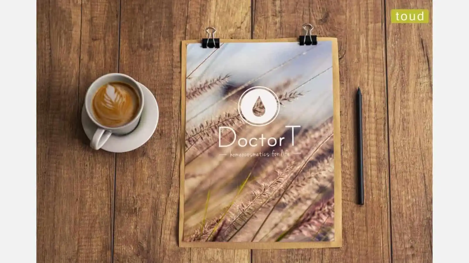 Doctor T visual identity logo colors fonts homeocosmetics