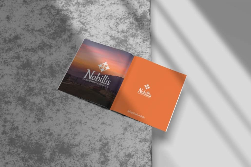 Style Guide Nobillis Carpathian Residence Brand turistic in Romania Nobillis Carpathian Residence logo design identitate vizuala