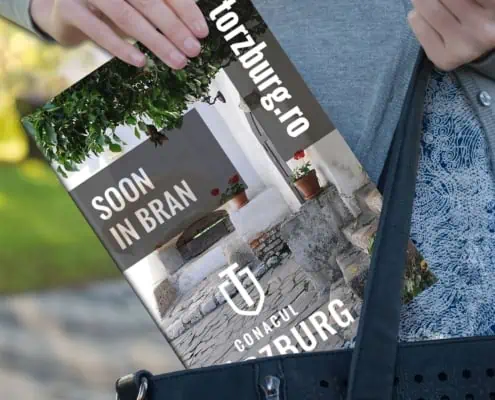 Torzburg strategie de brand hotel identitate vizuala boutique hotel Bran branding horeca Toud