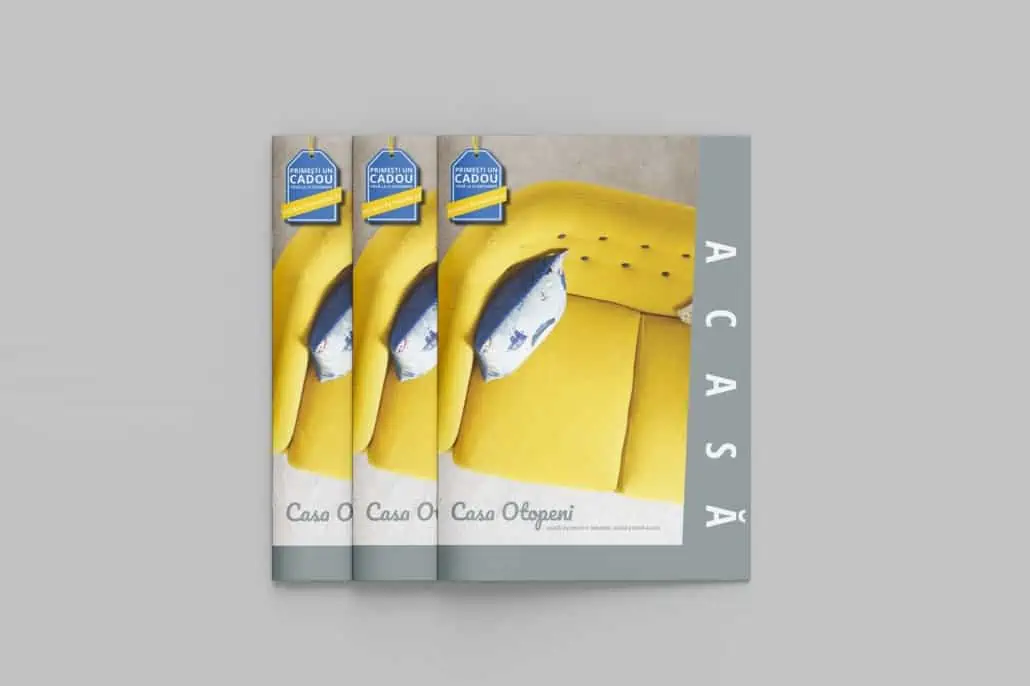 Casa Otopeni duplex branding design story brand Toud design de brosura brosura realizare brosura