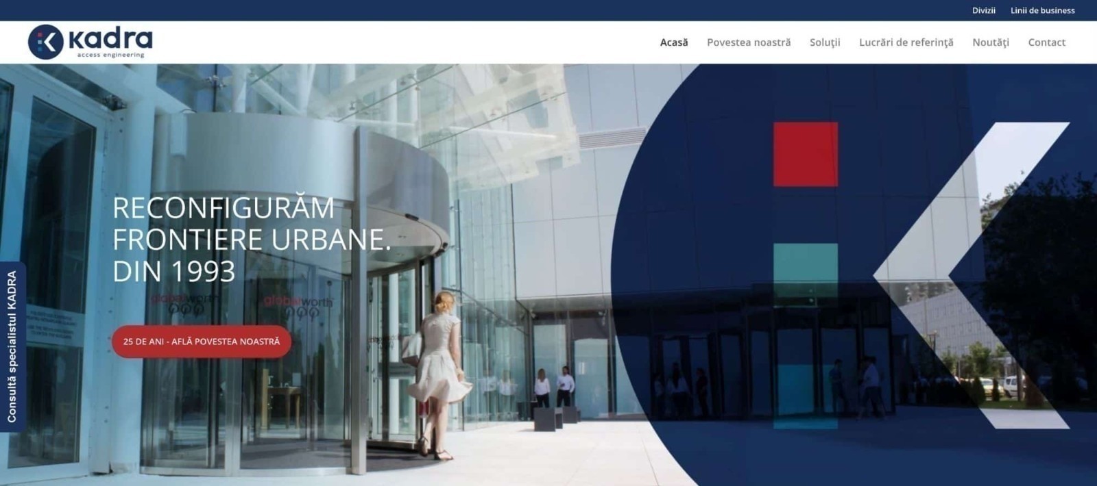 web design, KADRA, design, website, Toud, creare site web