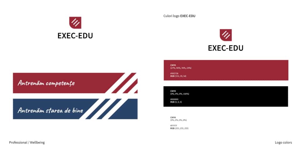 EXEC EDU identitate vizuala noua si website nou construite de Toud