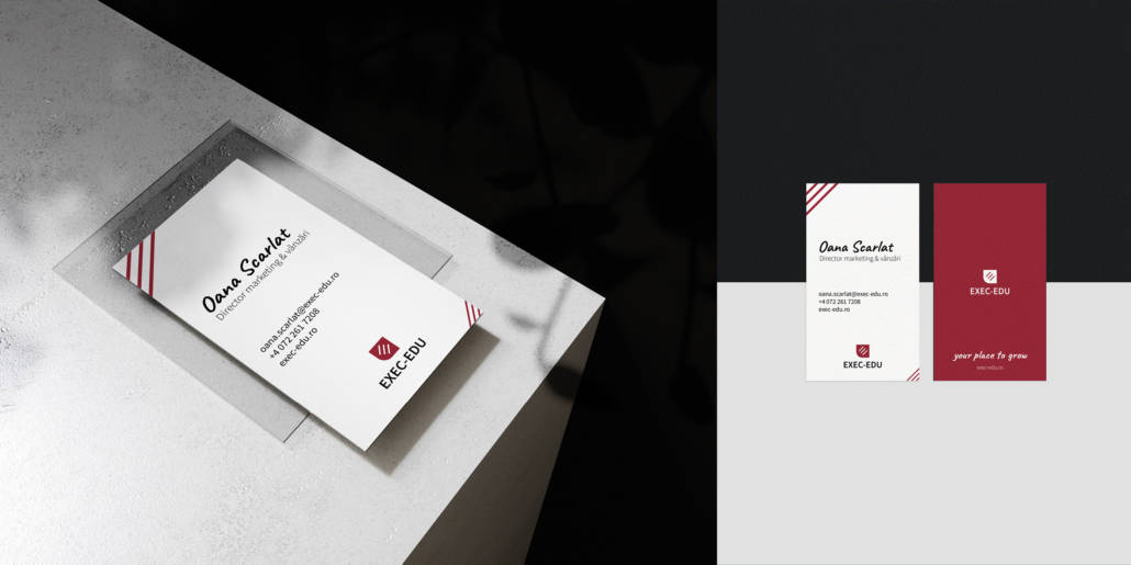 EXEC EDU identitate vizuala noua si website nou construite de Toud