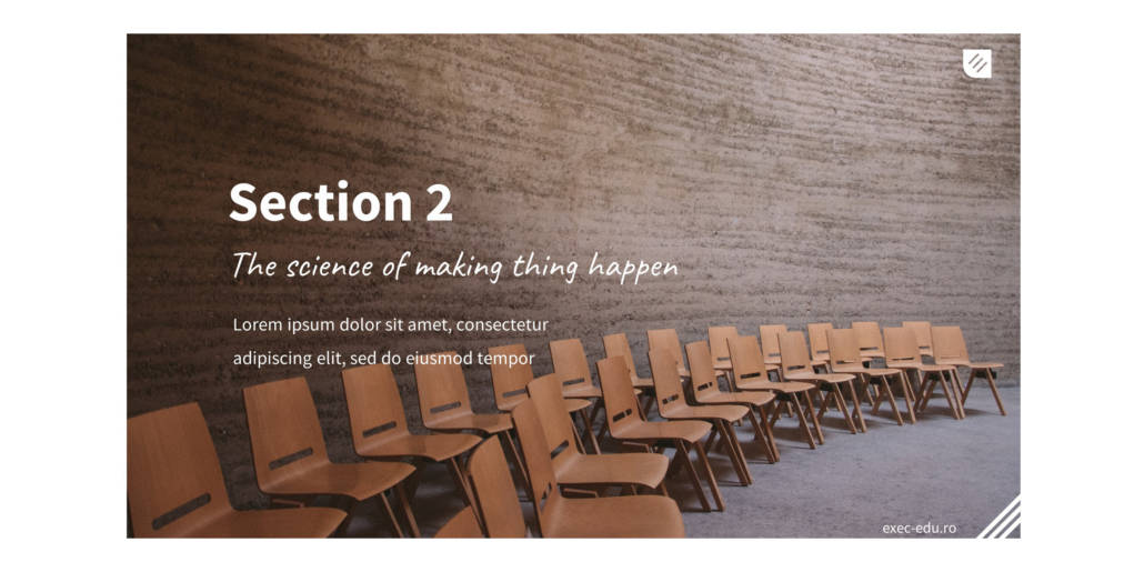 EXEC EDU identitate vizuala noua si website nou construite de Toud