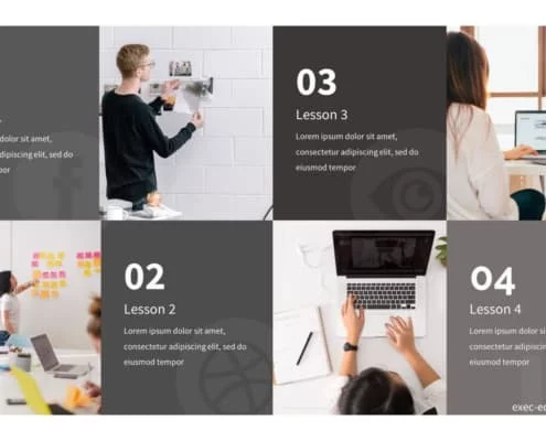 EXEC-EDU, PowerPoint, template, design, graphic design