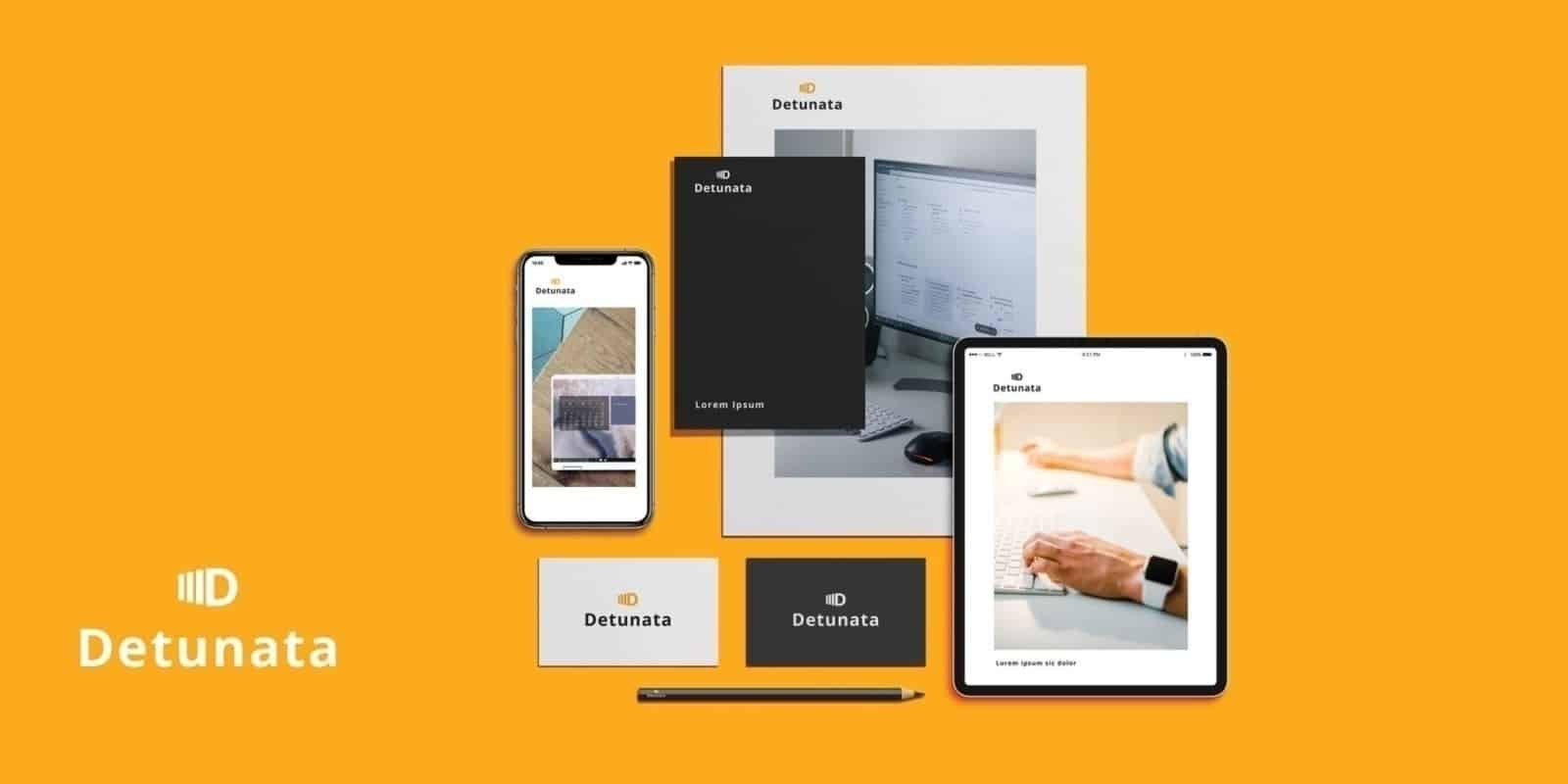 Detunata, design, identitate vizuala, logo, logo design, branding