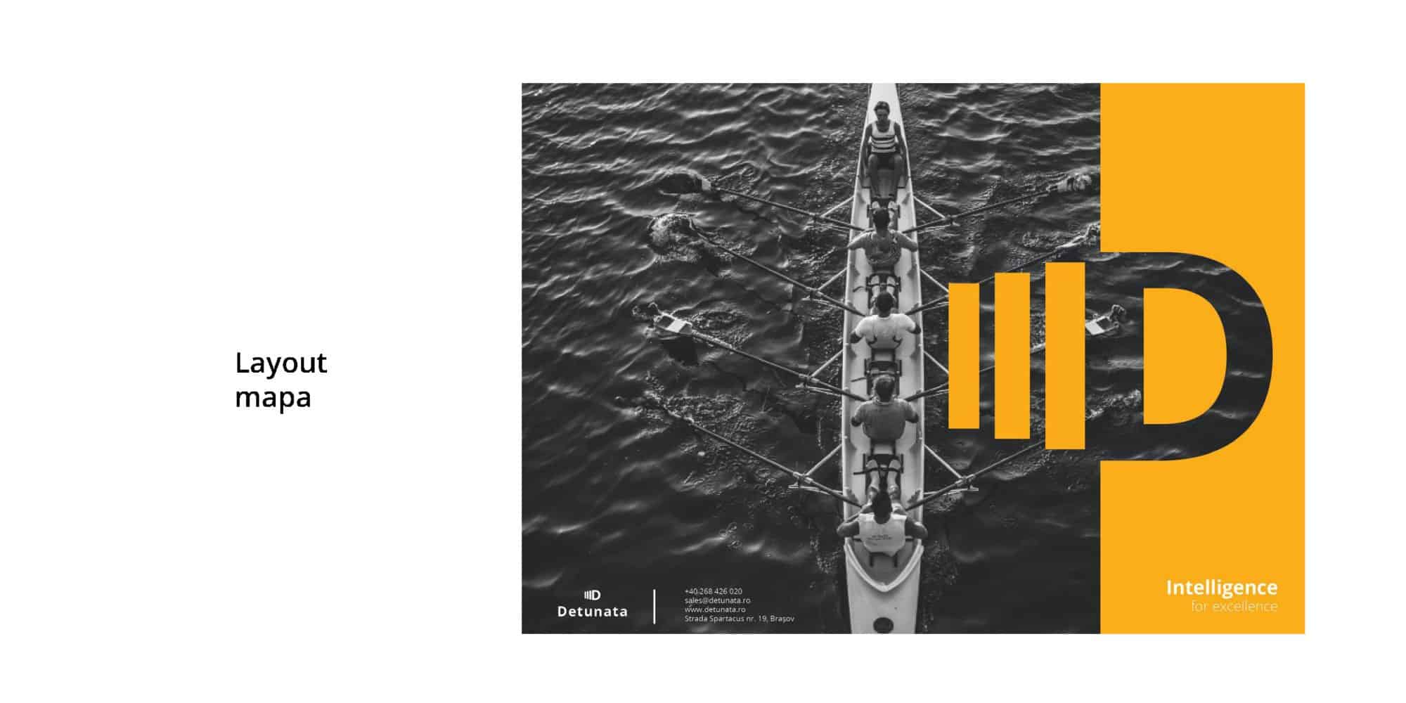 Detunata - identitate vizuala, compania B2B, Toud, proiecte