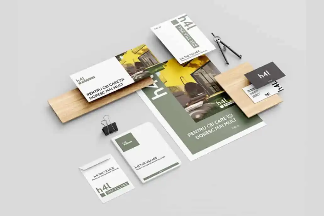 design logo, h4l cartierul care insufleteste viata design branding webdesign ux ui