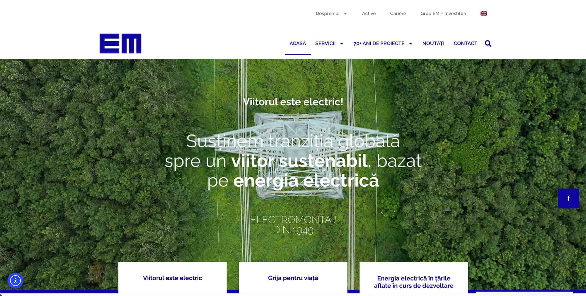 Website Electromontaj nou