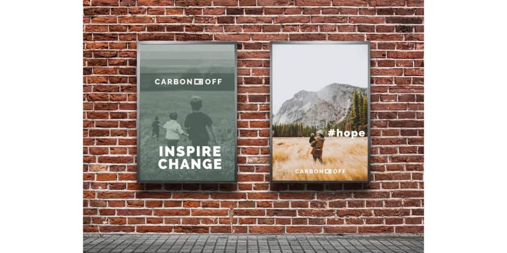 CARBONOFF identitate de brand logo design web design proiect credite de carbon Toud branding design agentie branding agentie design