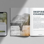 CARBONOFF identitate de brand logo design web design proiect credite de carbon Toud branding design agentie branding agentie design TOUD