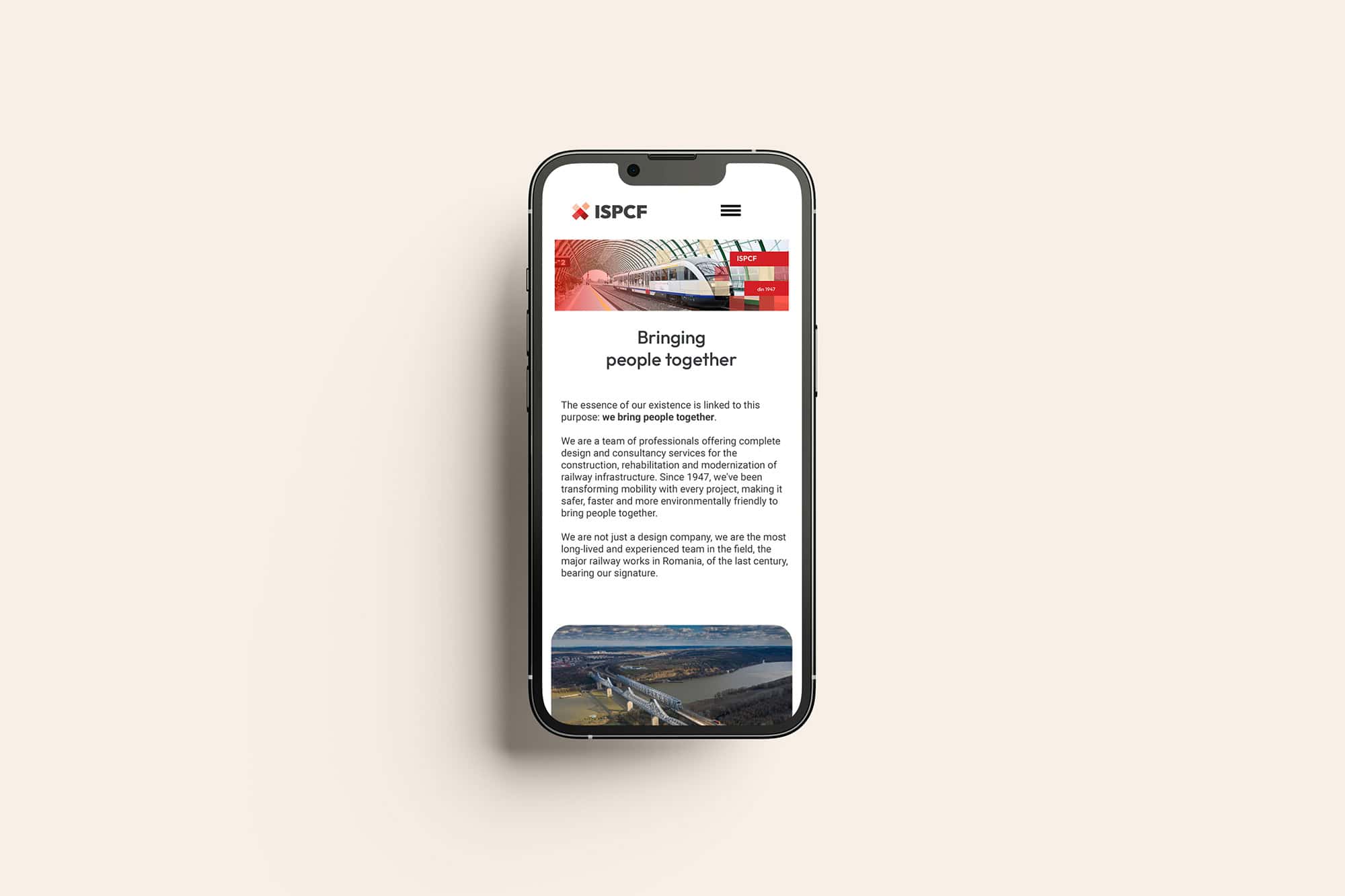 Transformarea ISPCF, web design, website creation, UX design, UI design