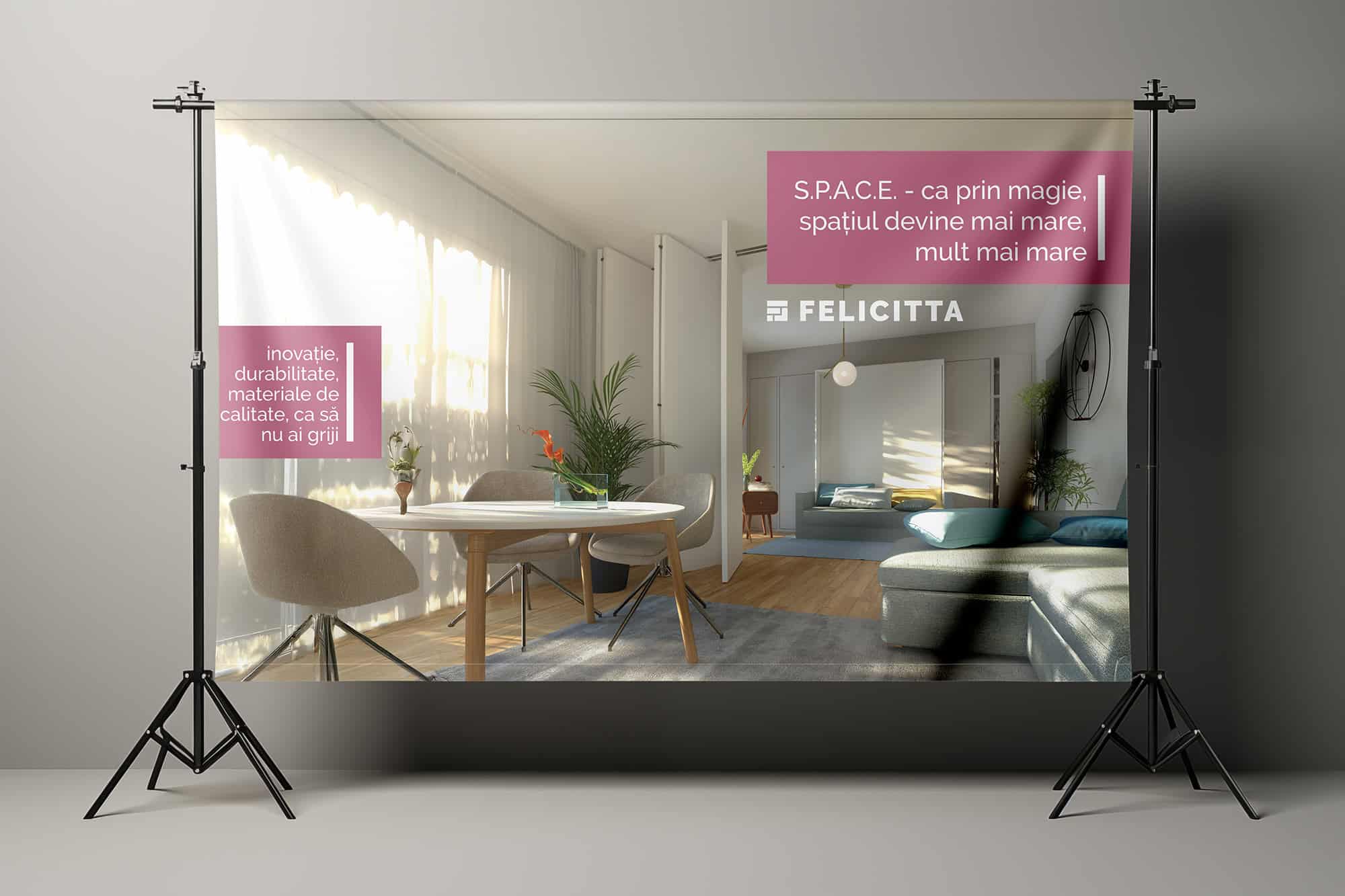 Felicitta — identitate vizuală, strategie și website pentru un loc construit cu gândul la oameni, Toud, logo design, identitate vizuală, web design