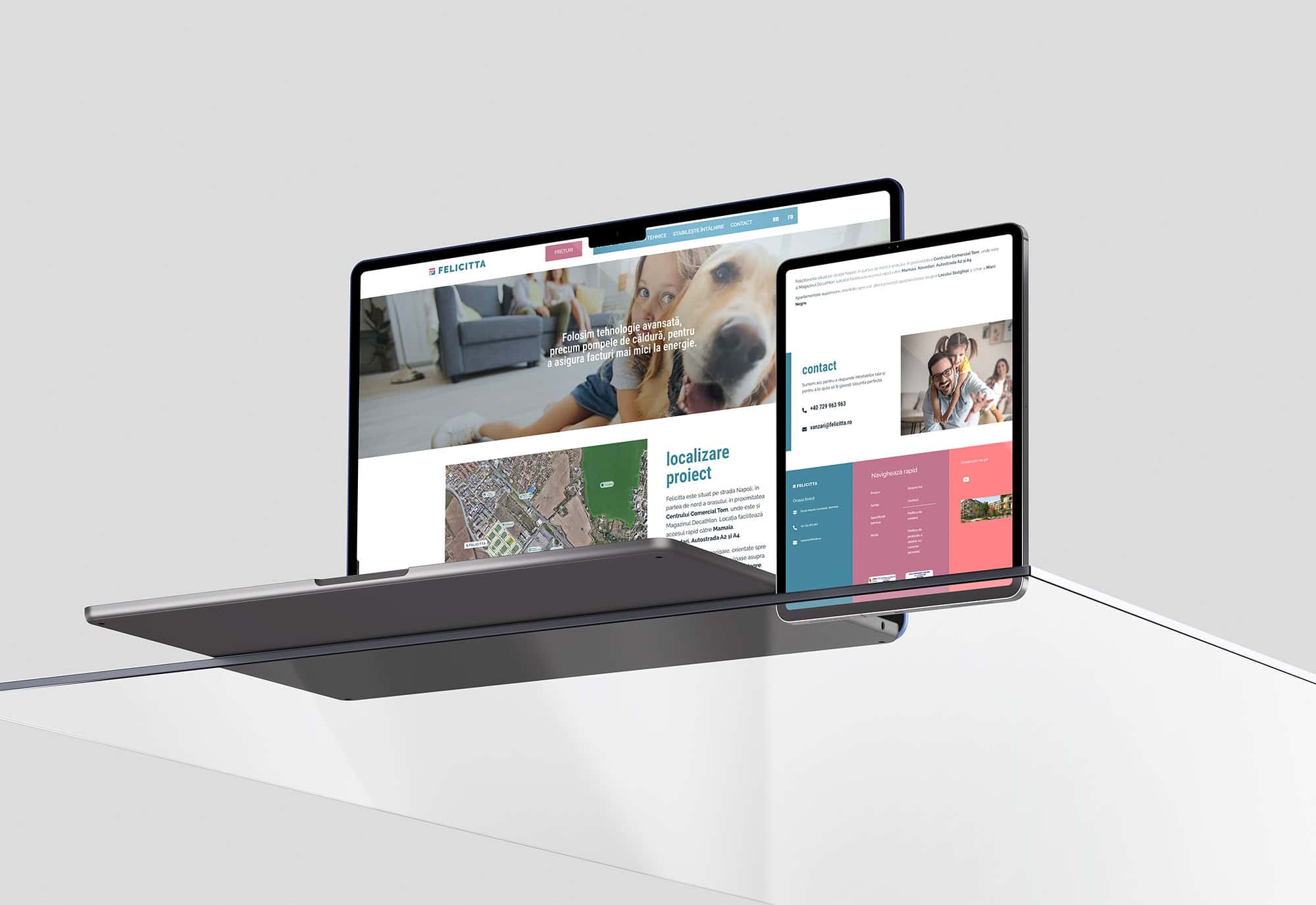 Felicitta — identitate vizuală, strategie și website pentru un loc construit cu gândul la oameni, Toud, logo design, identitate vizuală, web design