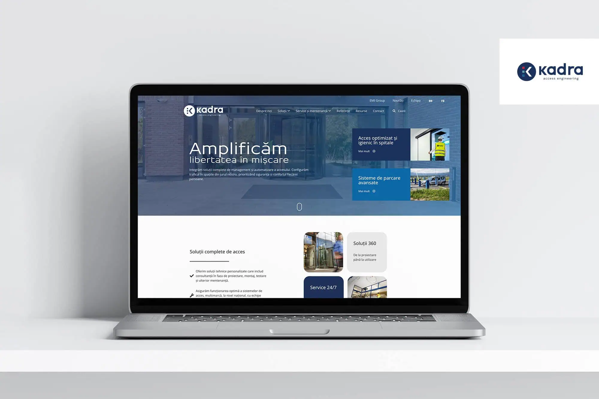 Website KADRA website design Toud web design UX design UI design